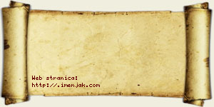 Cane Jazački vizit kartica